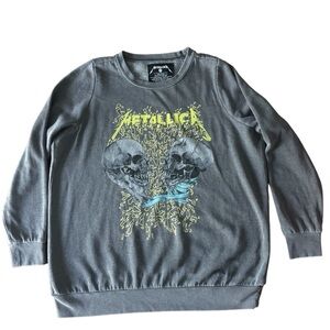 METALLICA Urban Outfitters Oversized Women’s Sweatshirt OS Sad But True